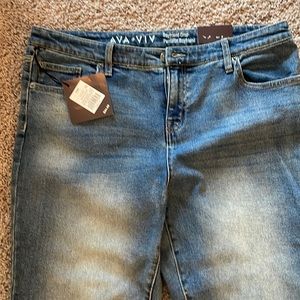 Ava & Viv boyfriend crop Womens jeans